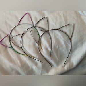 3 pack metal cat ears